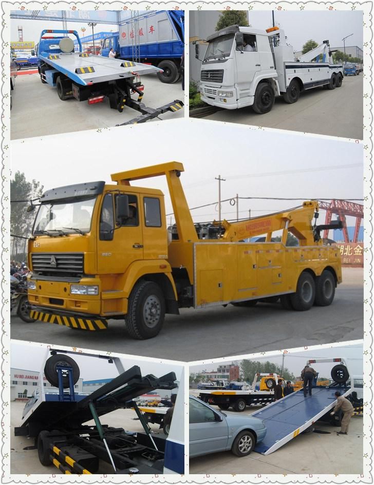 Heavy Duty Sinotruk HOWO 8X4 360 Degree Rotation 30 Ton Rotator Tow Truck 2*25 Ton Rotary Wrecker Tow Truck for Sale