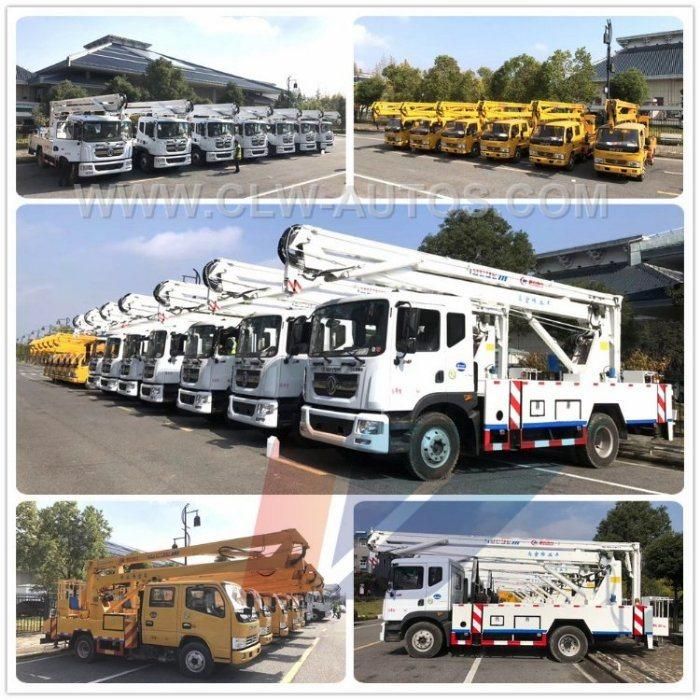 Hot Sale China Dongfeng 20 Meters High Altitude Working Vehicle Telescopic Type Aerial Platform Truck