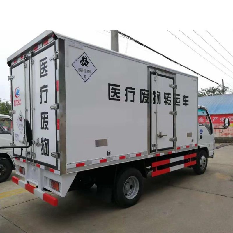 Isu-Zu Medical Waste Transfer Vehicle Hospital Clinical Waste Disposal Truck Medical Refuse Transfer Vehicle with Refrigeration Function