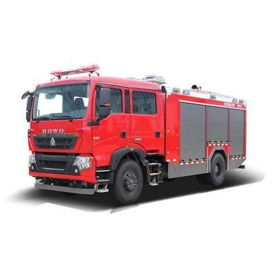 Hot Sale Sinotruk HOWO Dry Powder Foam Water Tank Combined Fire Fighting Truck