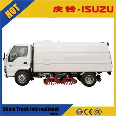 Isuzu Npr 600p 4*2 120HP Road Sweeper Mini Vehicle