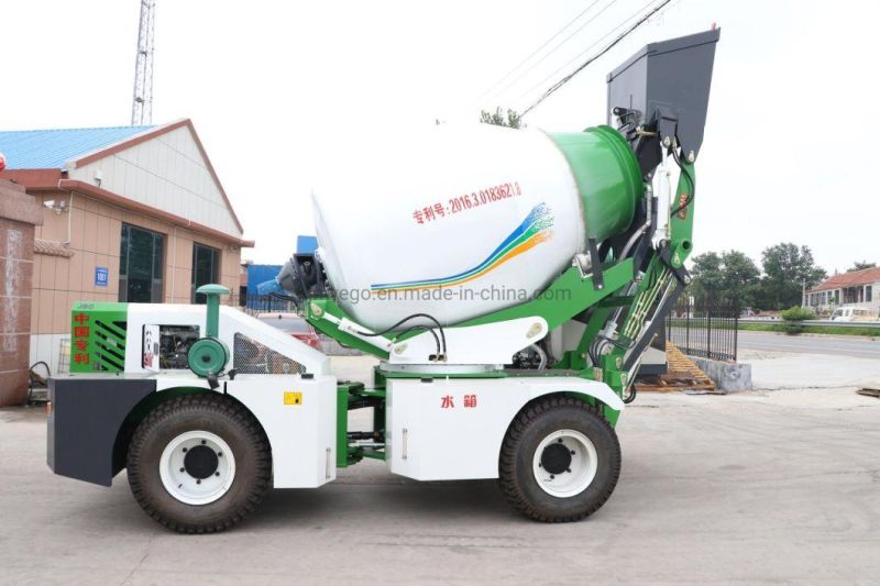 Good Price 3.5m3 Articulated Chassis Mini Small Mobile Self Loading Concrete Cement Mixer Construction Mixing Machine Machinery Truck