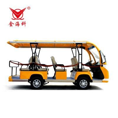 Customized Durable Professional Large 11 Seater Battery Powered Electric Vehicle