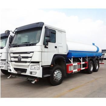 HOWO Blue Color LHD 6X4 20000liters 25000liters Watering Cart 22m3 20kl Construction Site Mobile HOWO Water Tank Vehicle