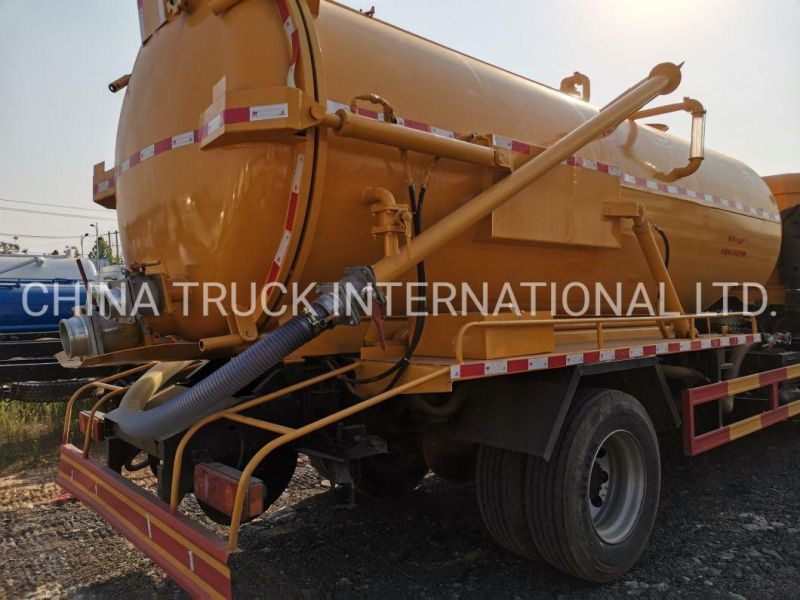 Dongfeng 4X2 New Brand 10.5m3 Sewage Suction Truck