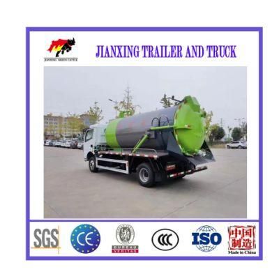 China Supplier Vacuum Sewage Suction Truck 3300L Septic Tank Sewer Cleaning