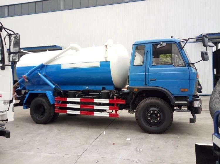 10cbm Sewage Tanker Fecal Suction Sewer Vacuum Truck