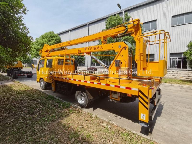 Chengli Brand Aerial Work Platform Truck 12m 14m 16m Hydraulic Telescopic Boom High Altitude Bucket Operation Truck