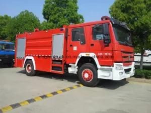 Sinotruk Brand 4X2 with Foam and Water Type Fire Truck