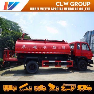 4X2 Dongfeng 10tons 10cbm Fire Tank Truck City Fire Rescue Truck