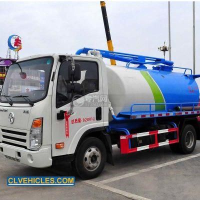 5cbm Vacuum Tank Jetting Sewage Cleaning Toilet Suction Tanker Sewage Truck