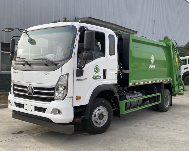 10cbm Compression Garbage Compactor Truck Waste Disposal Truck