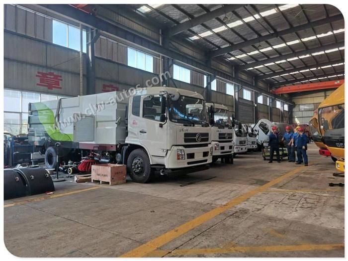 Dongfeng High Pressure Road Washing & Sweeper Truck/Vacuum Road Sweeper Truck/Street Cleaning Truck