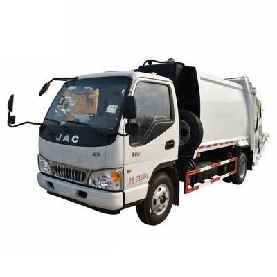 JAC 4*2 Compressed Garbage Truck, 4ton Small Compressed Rubbish Vehicle, 4cbm Municipal Compression Refuse Collector 4t Garbage Compression Truck