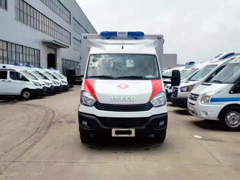 Salon Ambulance Factory Price Transit Emergency Medical Ambulance Mobile Hospital Medical Equipment Diesel LHD