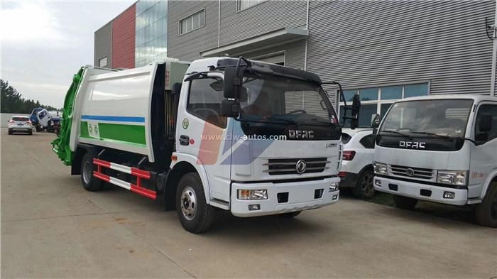 Waste Management Read Loader Compactor Compressed Garbage Truck for Cambodia