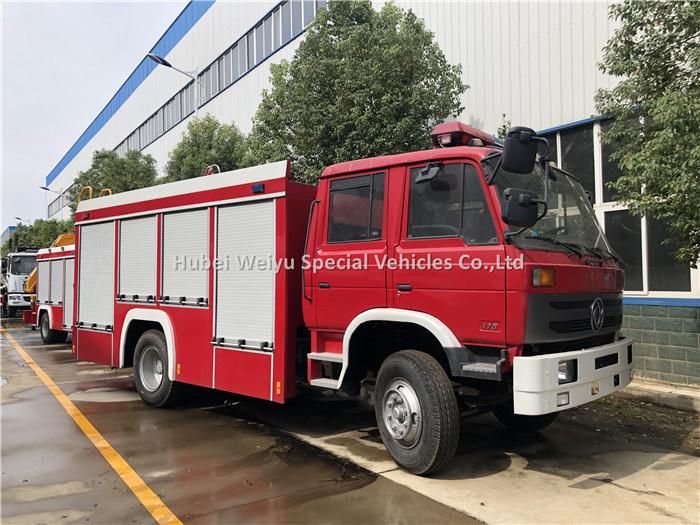 Dongfeng 4X2 Water Foam Dry Powder Tanker Fire Rescue Fighting Truck