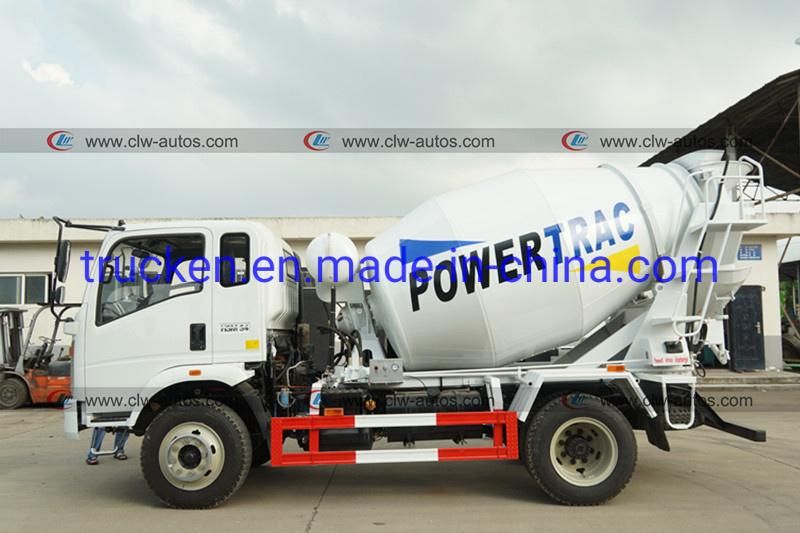 HOWO Foton 4X2 160HP Yuchai Diesel Engine Small 4m3 5m3 Cement Concrete Mixer Truck