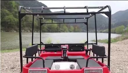 Liquid-Cooled Amphibious Rescue 8X8 800cc ATV All Terrain Vehicle for Mountain Swamp Rive