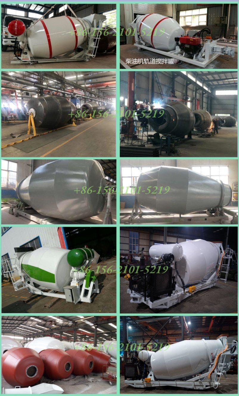 Bueno Brand Material Cement Concrete Mixer Drum for Renault Volvo Concrete Mixer Truck Chassis