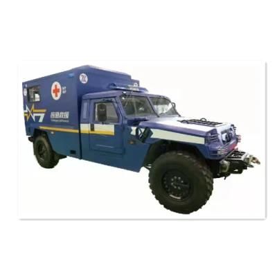 Dongfeng 4X4 Box Type Ambulance/Cross-Country Ambulance with Maximum Wading Depth of 1.2m