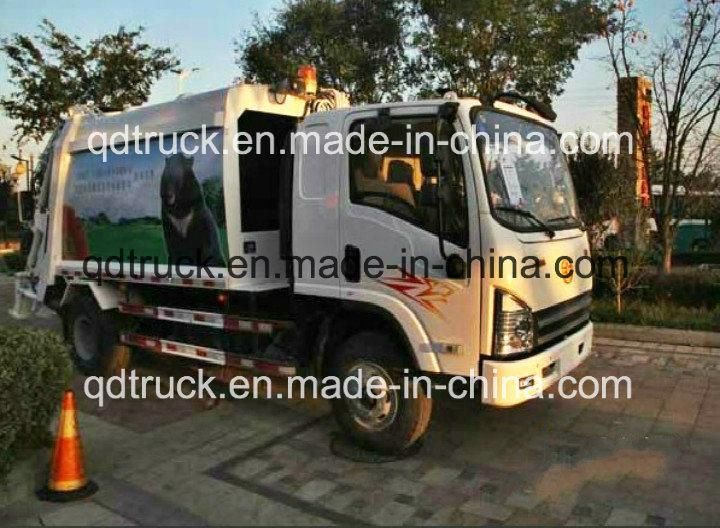 Small Compressed Garbage Truck/ 3-6m3 compactor garbage truck