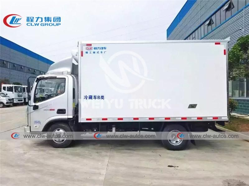 Foton Ollin 5tons 6tons 7tons 8tons Fresh Meat Vegetables Refrigerated Truck 4X2 Refrigerator Van Box Truck