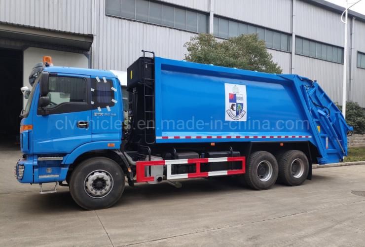 Foton 6X4 240HP 18cbm Garbage Waste Compressed Refuse Compactor Truck