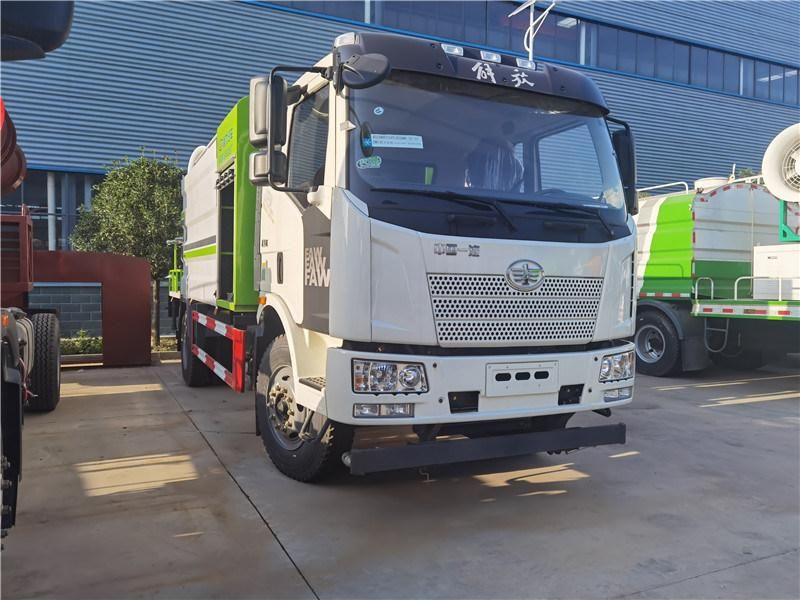 FAW Water Tank Dust Suppression Sprayer 60m 80m 100m 120m 150m Disinfection Truck with Remote Air-Feed Sprayer for Virus