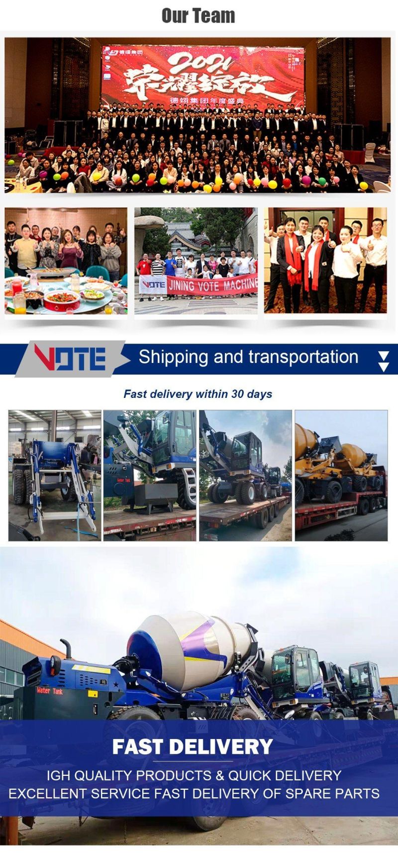 China-Shandong Diesel Vote Bulk Multiple Models Optional Truck Concrete Mixer