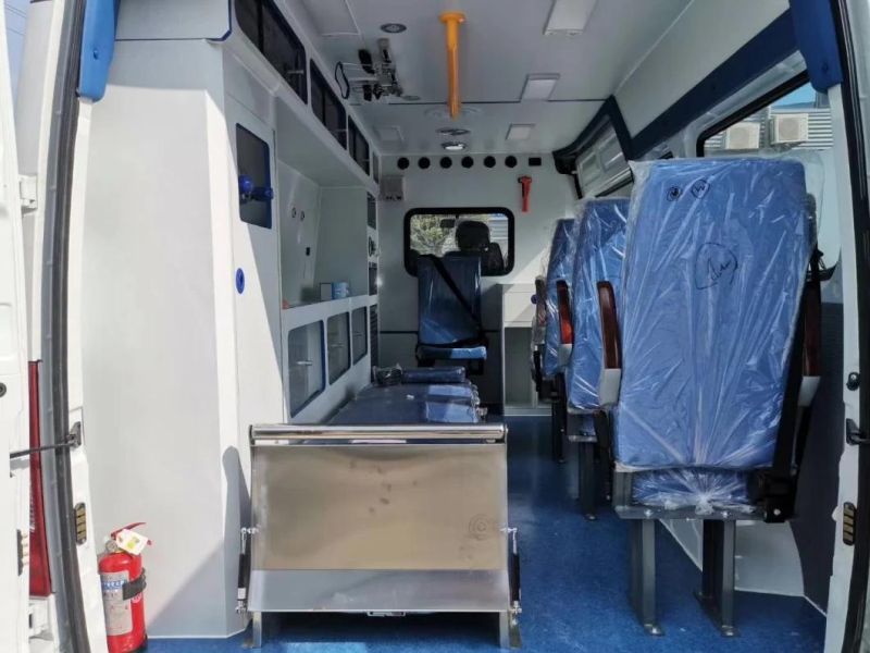 Emergency High Quality Ambulance Transit Saic Maxus V80 Standard Negative Pressure Diesel Ambulance Vehicle