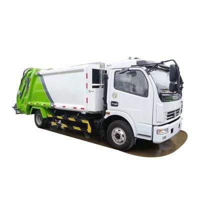 Dongfeng Low Price 6cbm 6m3 Rubbish Truck Refuse Compactor Truck 6ton Garbage Trash Truck for Sale