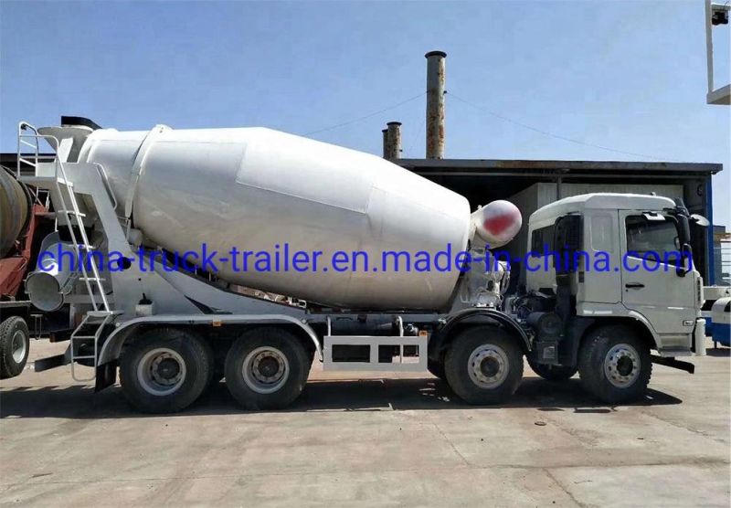 China Isuzu Chassis 14m3 Qingling 460HP Cement Mixer Truck