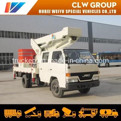 Truck Mounted Boom Lift 16meter 18meter High Lifting Jmc Aerial Platform Bucket Truck