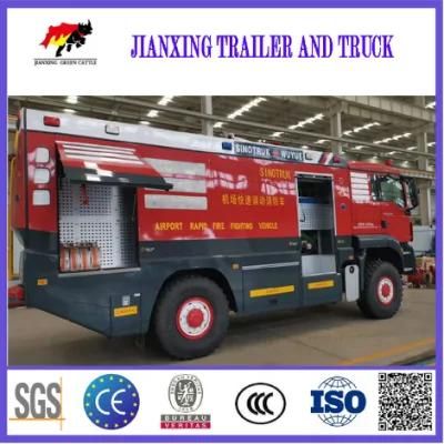 Manufacturer Factory Brand Heavy Duty Water Foam Powder Combined Fire Fighting Truck Made in Jinan