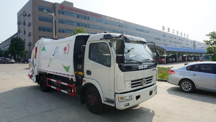 New Design Dongfeng 8000L Compression Garbage Truck for Sale