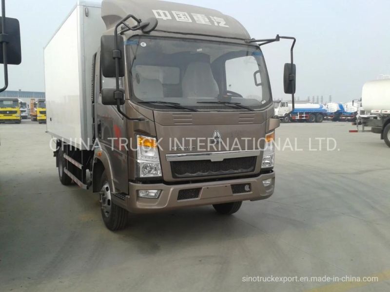 Sinotruck HOWO 4X2 Food Refrigerator Cargo Truck with Manual