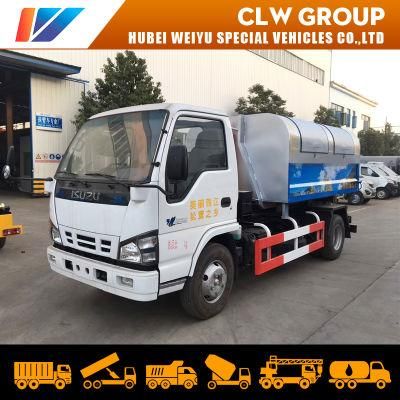 Isuzu 8cbm 10cbm 5tons Swing Arm Garbage Collection Truck