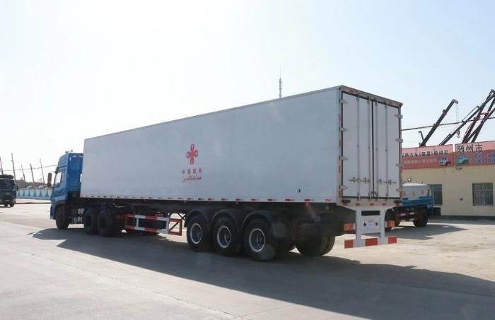 Dongfeng 6X4 Tractor with 40ton-50ton Transport Freezer Trailer Refrigerator Container Semi Trailer