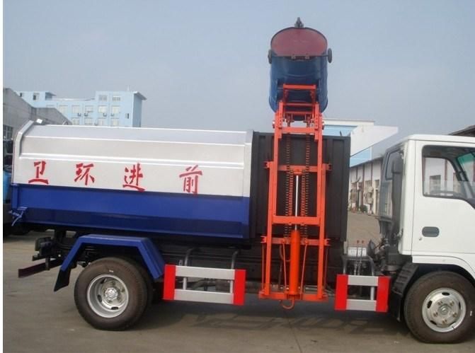 Forland 3 Cbm Garbage Vehicle Small Hanging Bucket Garbage Truck