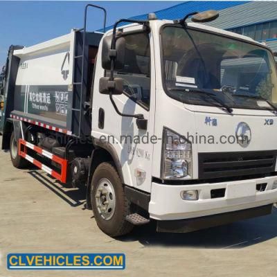 Shacman Light Duty 6cbm Garbage Compactor Truck