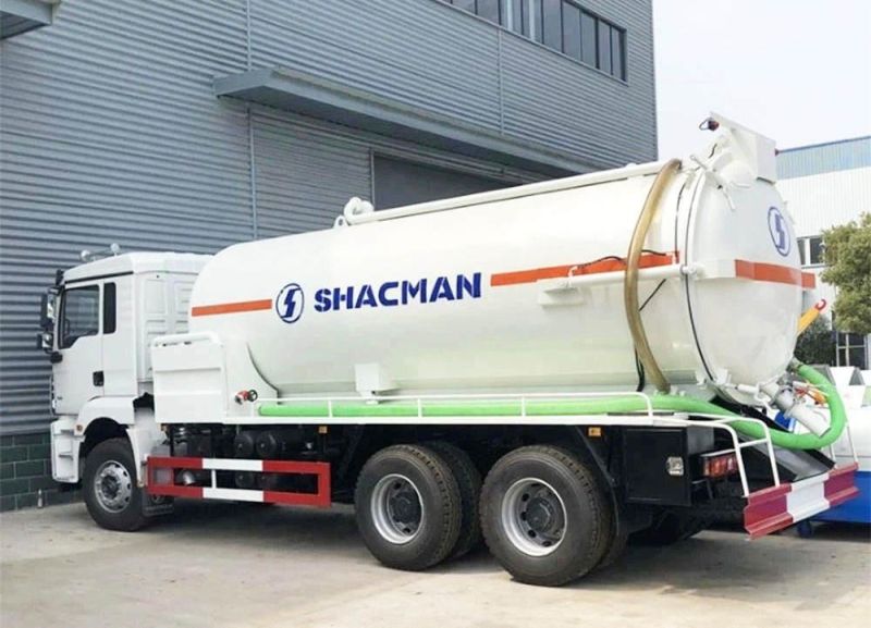 Shacman H3000 6X4 18cu. M Vacuum Sludge Trucks 20cubic Meter Sewage Suction Truck 20000L Waste Sewer Vacuum Truck Price