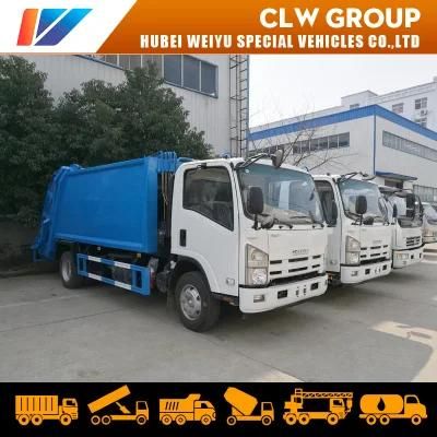 Isuzu Garbage Compactor Truck Refuse Collection Compressed Waste Management Vehicle