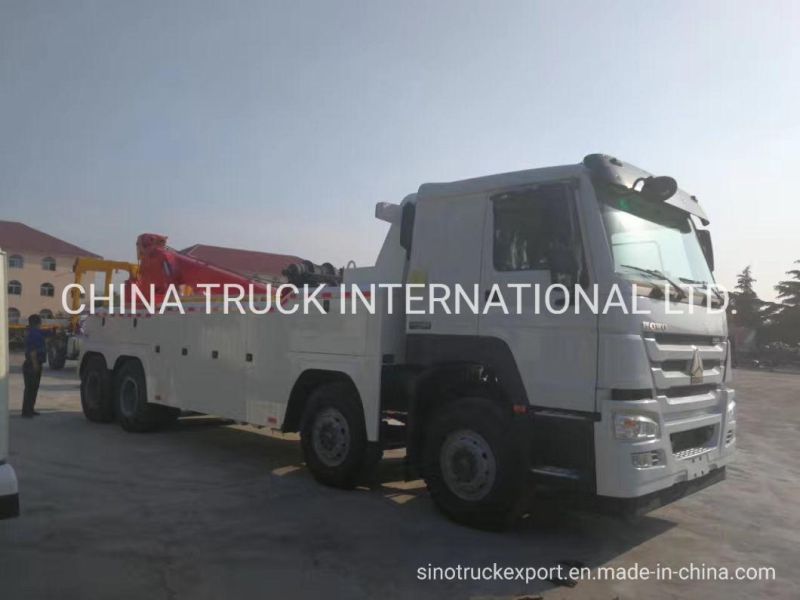 Sinotruck HOWO 8X4 40-60ton Heavy Towing Recovery Road Wrecker Truck