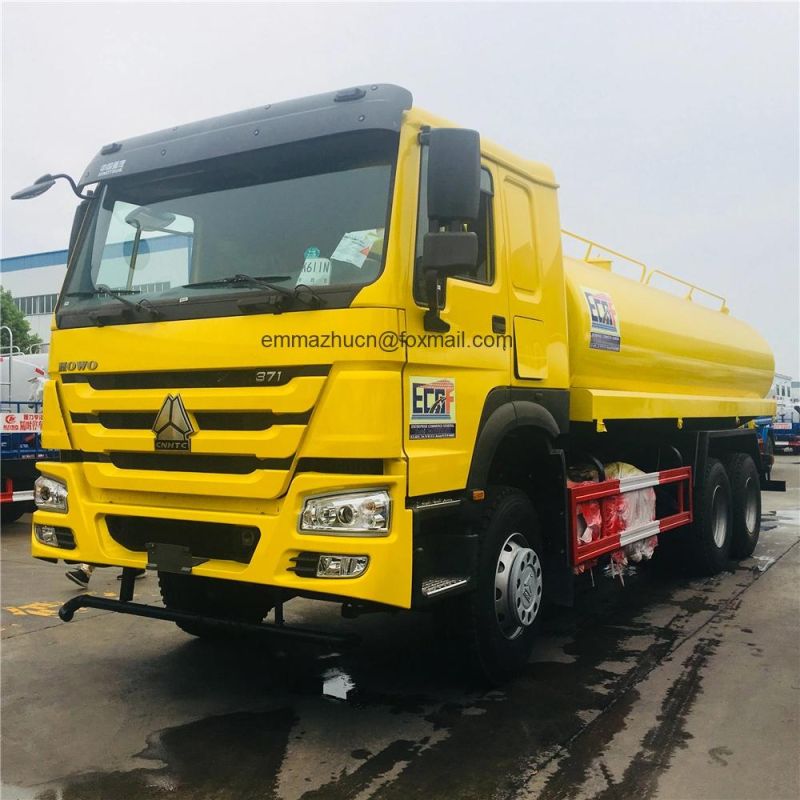 Stainless Steel 25000liters HOWO Water Tank Truck with Water Pump