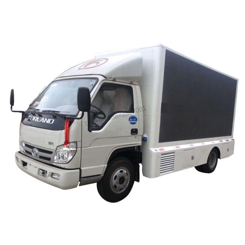 Good Quality Foton Forland Mini P4 P5 Full Color Advertising LED Truck