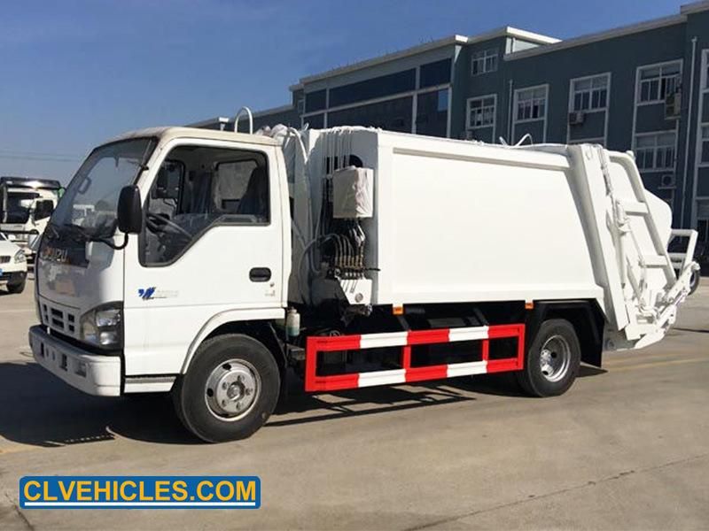 8cbm Waste Collector Compressed Refuse Garbage Truck