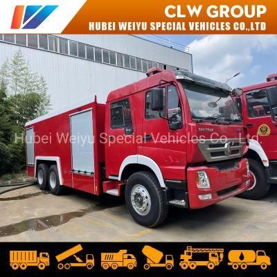 Sinotruk Homan 6X4 Fire Rescue Water and Foam Tank Truck Fire Fighting Truck Emergency Fire Engine Fire Pumper Trucks