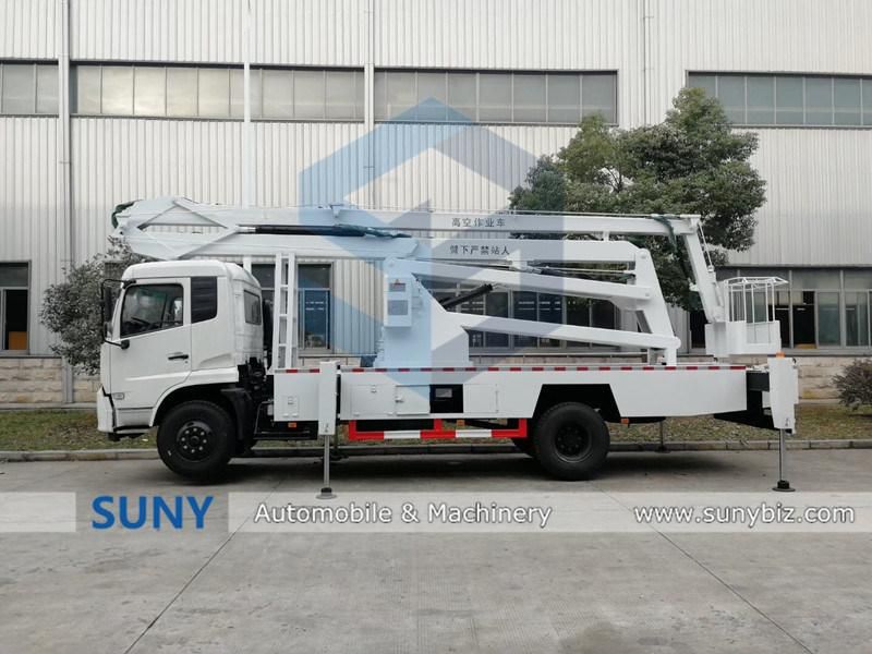 High Altitude Aerial Working Platform Truck 12m 14m Cherry Picker Truck for Sale