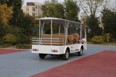 14 Seater Electric Passenger Vehicle Shuttle Bus Low Speed Sightseeing Car